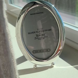 Oval Silver Plated Frame by Towle Silversmiths